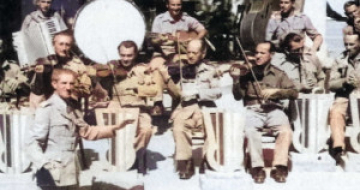 Polish Parade i Czołówka Teatralna: Henryk Wars i Feliks Konarski u boku gen. Andersa